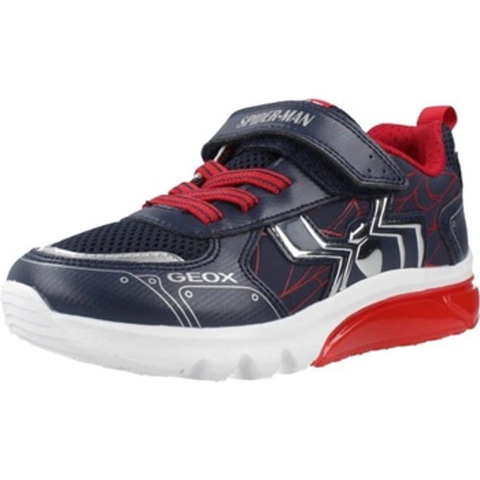 GEOX CIBERDRON JONGENS - MARINEBLAUW/ROOD - Maat 36