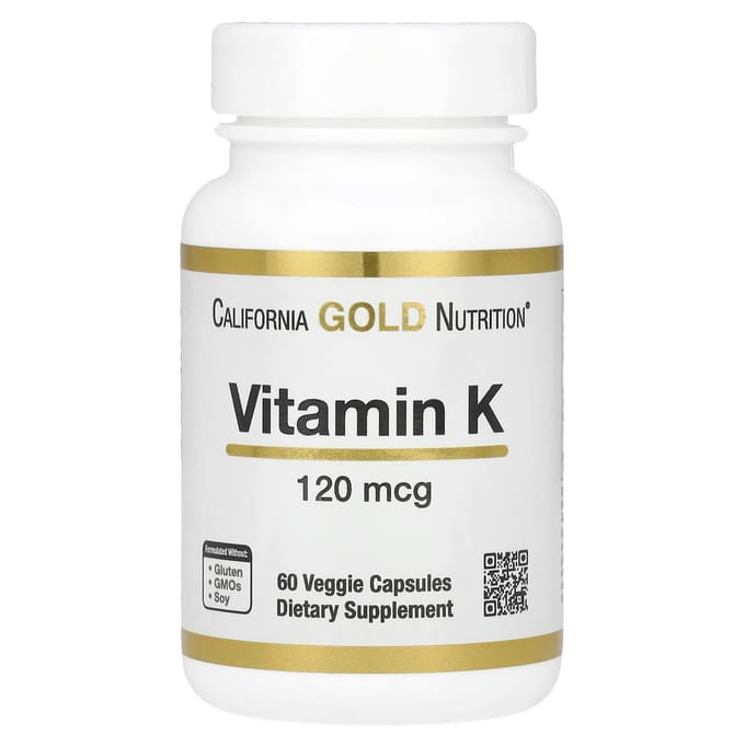 Vitamine K Complex, 60 Plantaardige Capsules