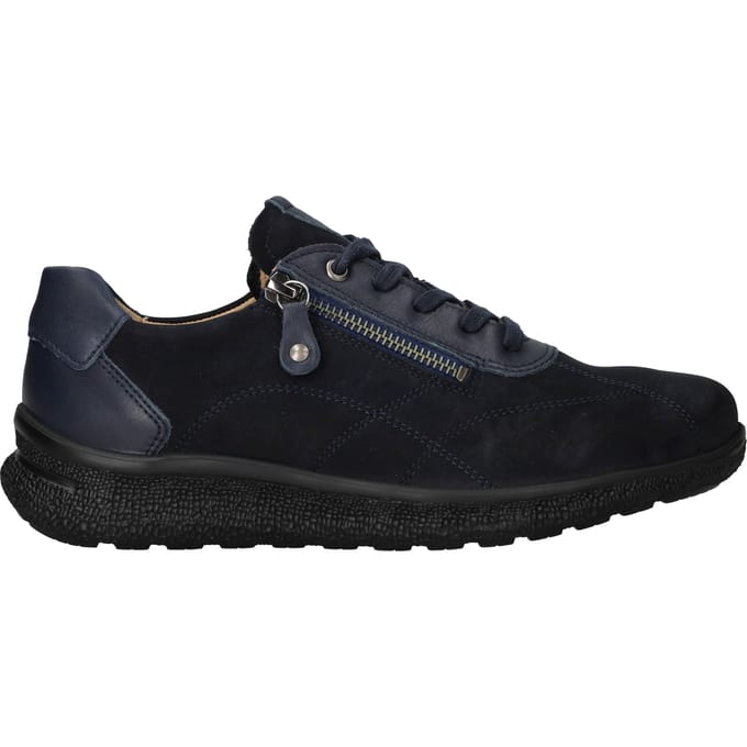 Hartjes - 162.1603/99 - Dames veterschoenen - Kleur: Blauw - Maat: 37