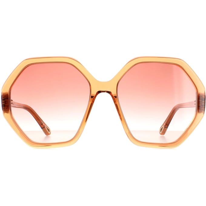 Chloe Round Dames Orange Crystal Pink Gradiënt Ch0008S Esther