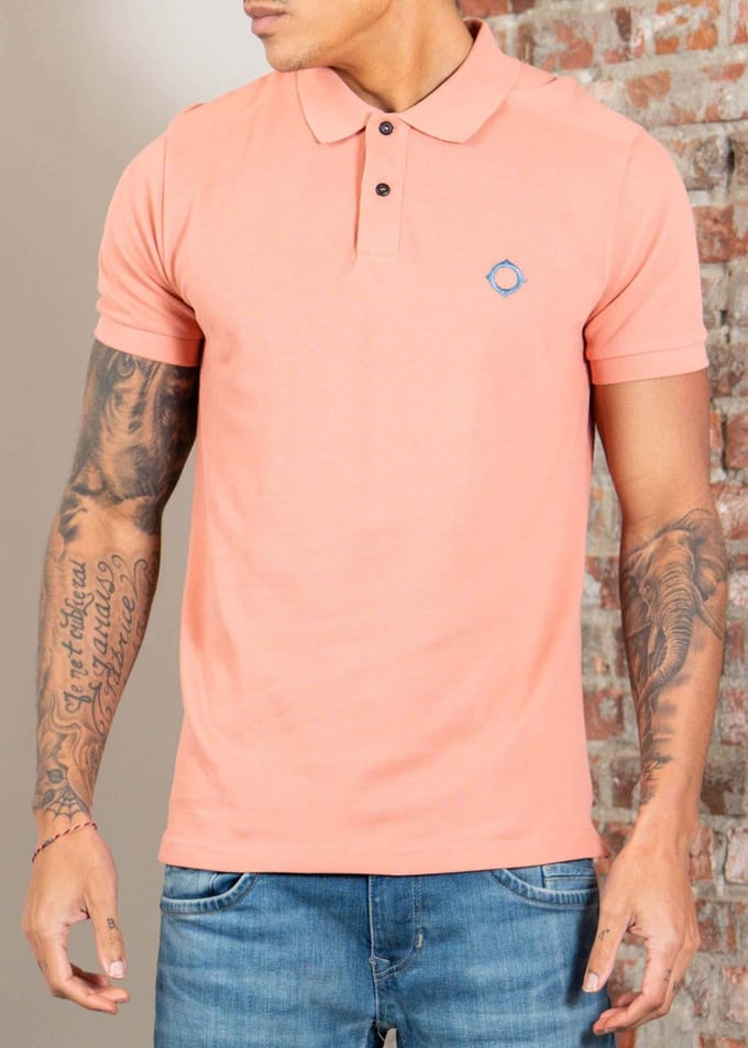 MA.Strum Mastrum pique polo - canyon clay