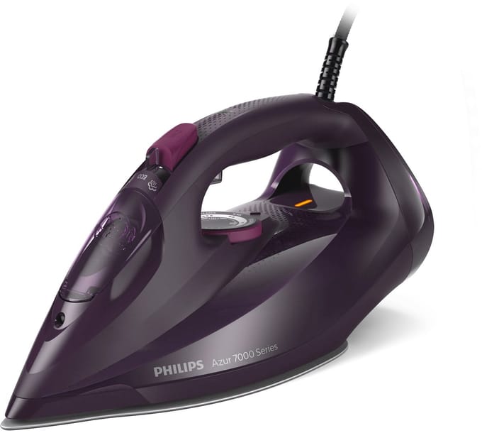 Philips Stoomstrijkijzer Azur 7000 Series DST7061 - steam iron - sole plate: SteamGlide Elite