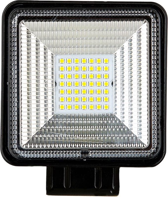 Verstraler LED 41W - 108mm x 108mm x 47mm | 12V & 24V DC | daglichtwit 6500K | IP67