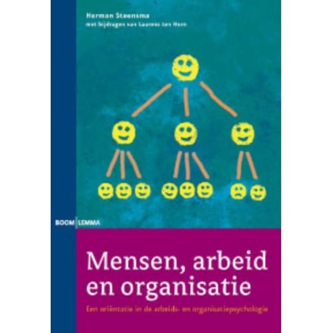 Mensen, Arbeid En Organisatie - Herman Steensma