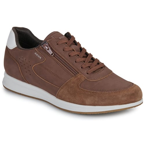 GEOX AVERY HEREN Sneakers - COGNAC - Maat 39
