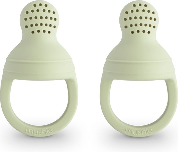 Mushie Fruitspeen - Sage - 2 Stuks