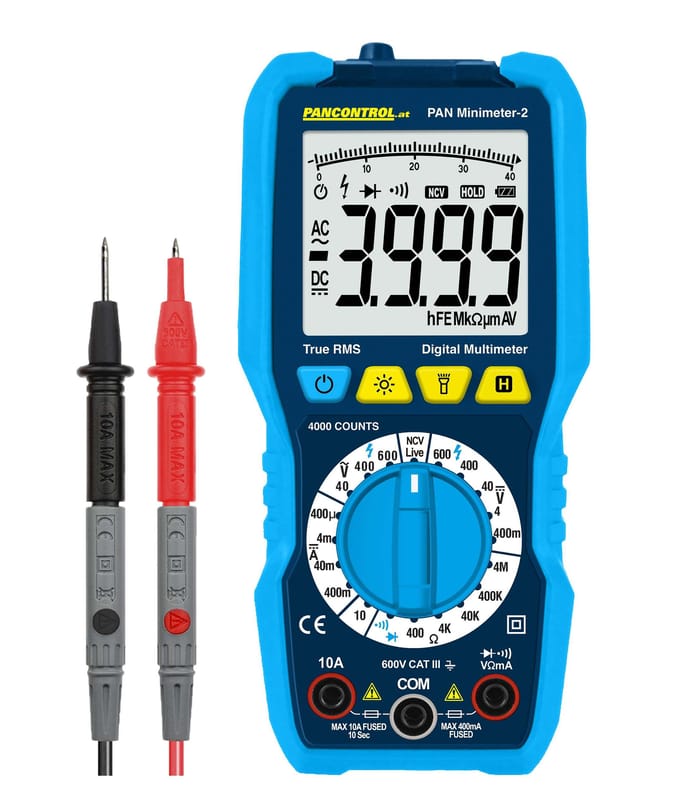 Digitale Multimeter Met Contactloze Spanningsmeter Digital-Multimeter 600V Cat Iii Pancontrol