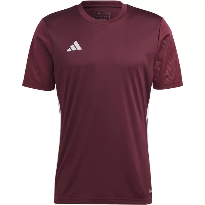 Adidas Tabela 23 Shirt Korte Mouw Heren - Wit / Bordeaux | Maat: 2XL
