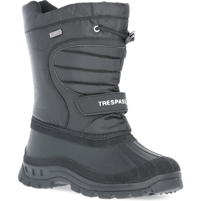 Trespass- Unisex Kinder Dodo Winter Sneeuw Laarzen (Zwart)