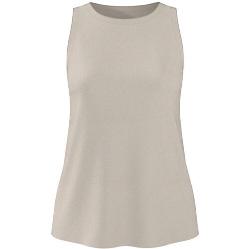 ESMARA Linnen dames top (Beige, S (36/38))