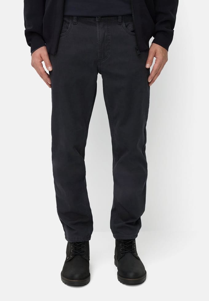 camel active Regular Fit 5-pocket thermobroek - Maat menswear-35/32 - Marineblauw