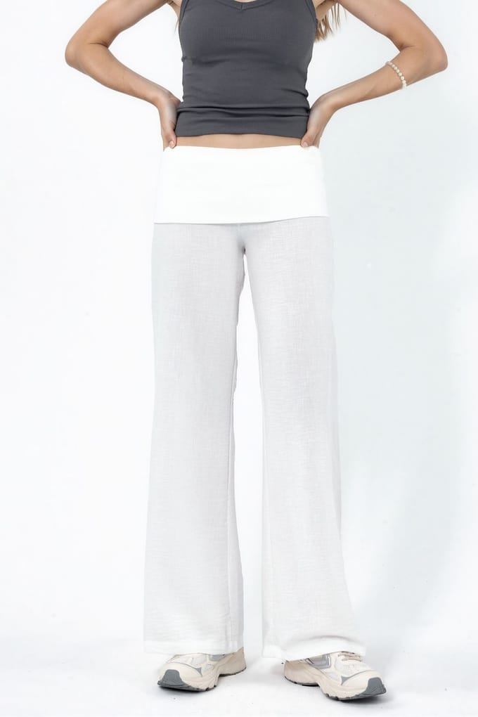 Hoge Taille Wijde Pantalon