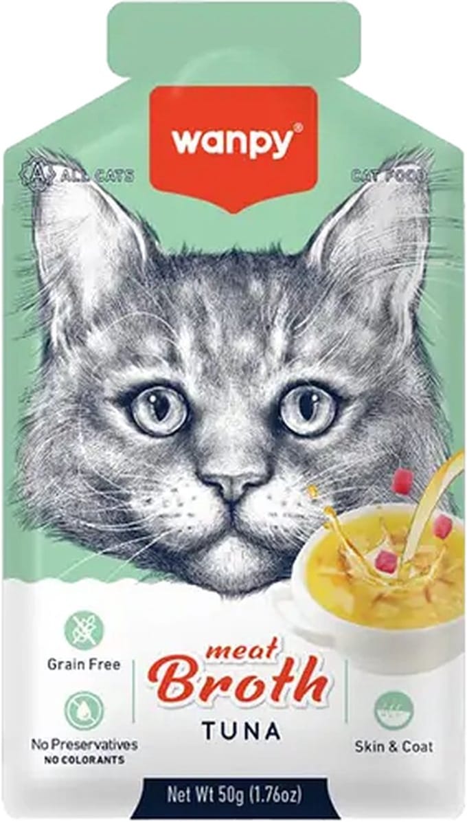 Wanpy - Vleesbouillon - Tonijn - Natvoer