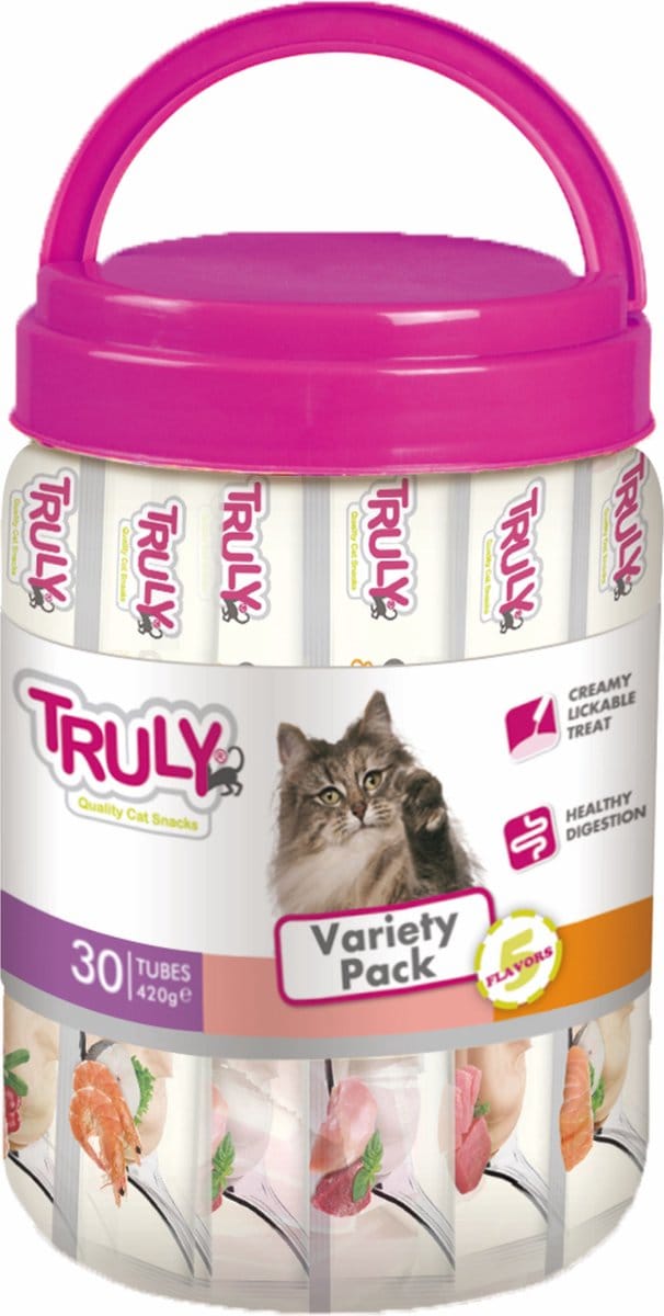Truly - Creamy Lickables - Verschillende smaken - Kattensnack - 420 gram