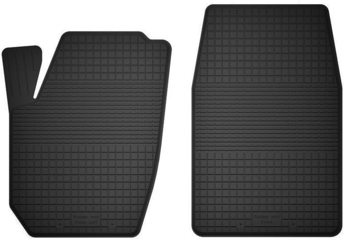 Wielganizator - Basisbescherming - Voorste Rubber Automatten - Citroen DS3 Cabrio - 1,5 cm Rand