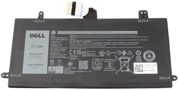 Dell 451-BBZE Batterij - 31,5Wh