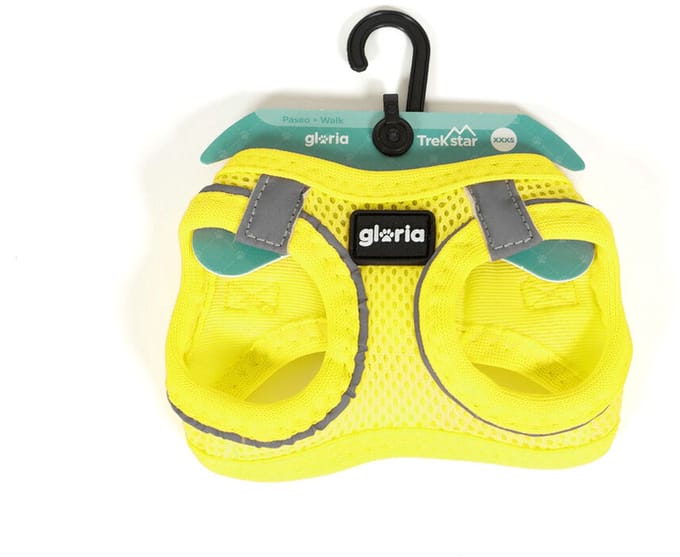Hondentuigje Gloria Trek Star 32,8-35,4 cm 45-47 cm Geel M