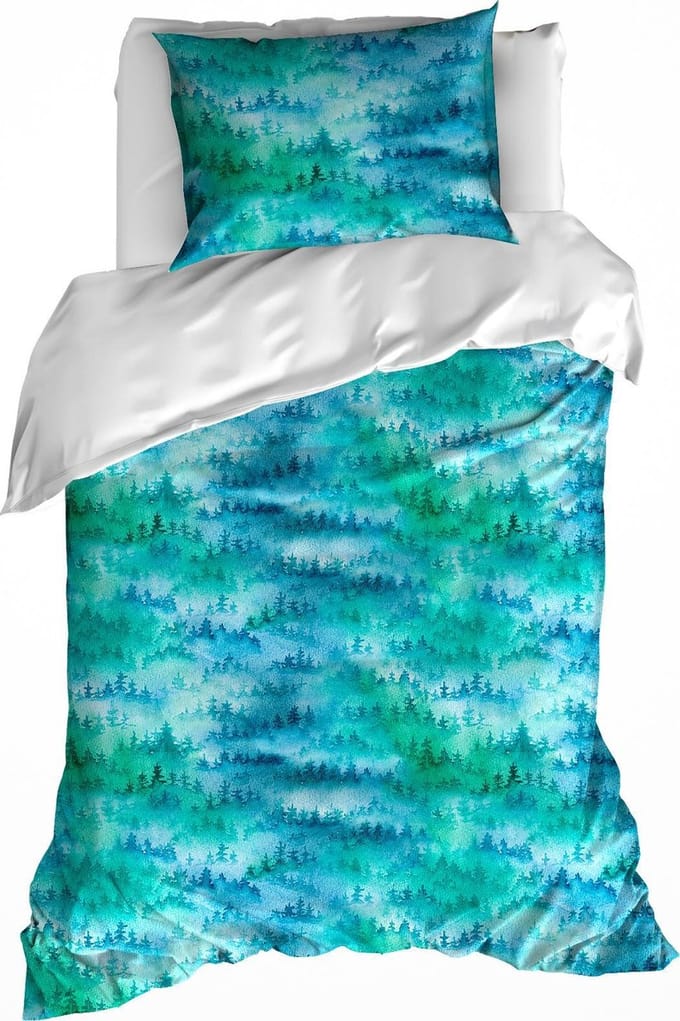 De Witte Lietaer Dekbedovertrek Douglas - Eenpersoons - 140 x 200/220 cm - Katoen