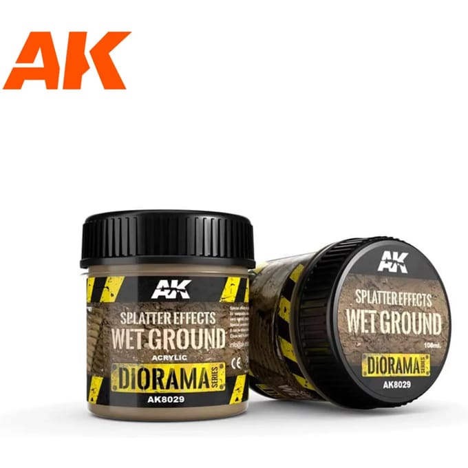 Modelverf AK Interactive Dioramas Splatter Effects Wet Ground