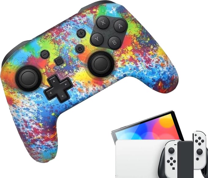 Gadgetpoint - Hoesjes & Skins voor Nintendo Switch 1 - Performance Gaming Case - Soft Grip Covers - Anti-Slip Pro Controller Accessoires - Color