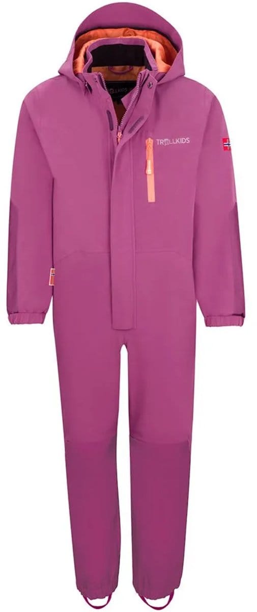 Trollkids Bergen Overall Paars 122 cm Kinderen