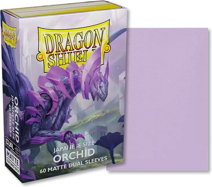 Dragon Shield: 60ct Japanese Sized Dual Matte Orchid Sleeves
