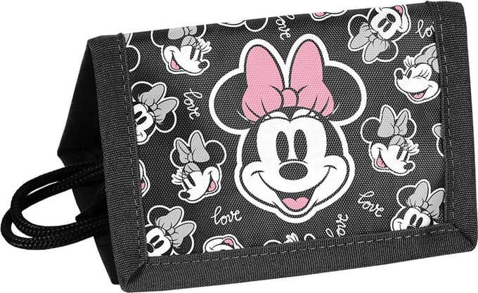 Disney Minnie Mouse Portemonnee, Smile - 12 x 8,5 cm - Polyester