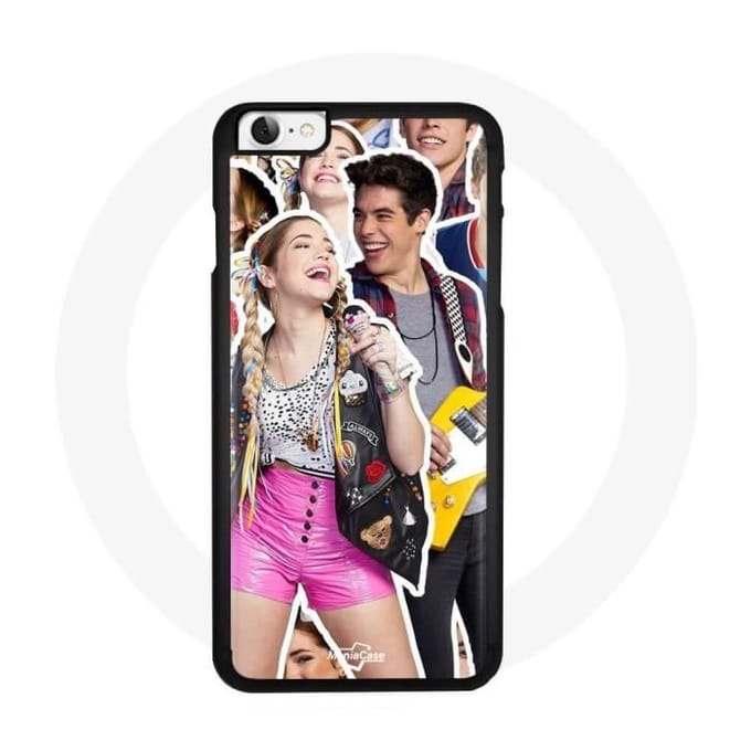 Coque - Maniacase - Iphone 4 - Poursuis Tes Rêves - Silicone - Souple noir