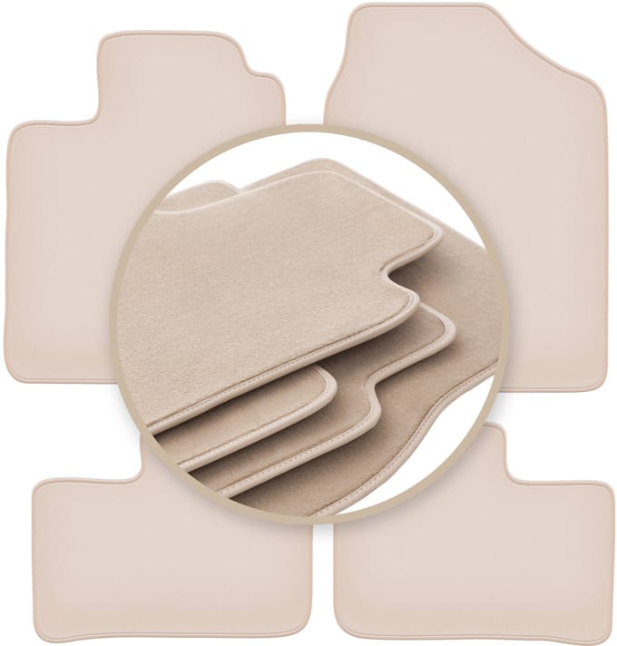 PREMIUM beige matten voor: Daihatsu Cuore VI hatchback 2003-2007