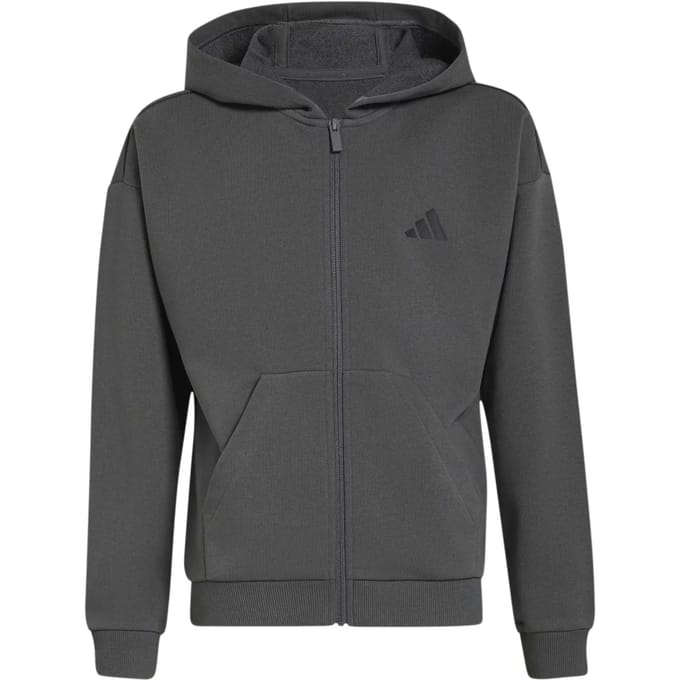 Adidas Essentials Sweatshirt Met Rits Grijs 9-10 Years Kinderen