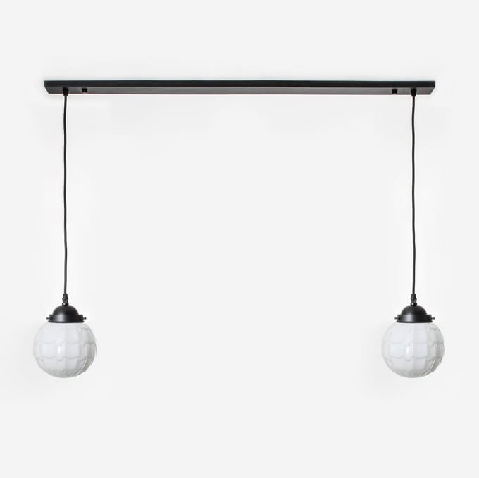 2 x Artichoke lampen aan plafondbalk Moonlight - Art Deco Trade