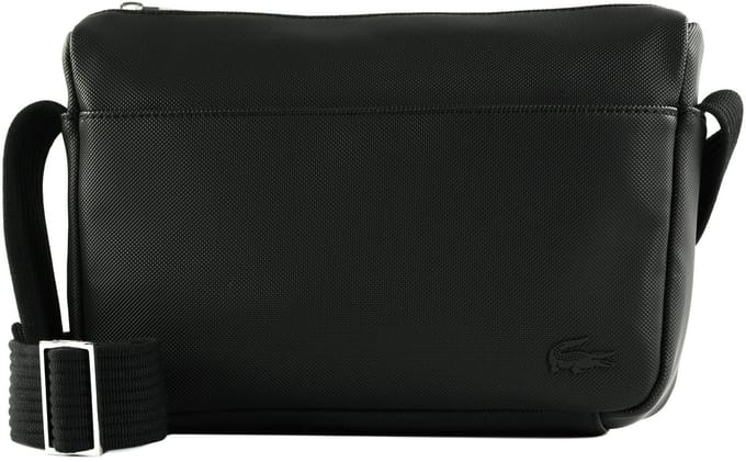LACOSTE schoudertas Reporter Bag Noir zwart