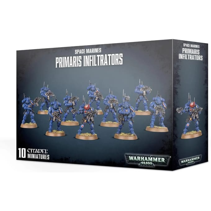 Set van 10 figuurtjes met 266 stukjes Games Workshop Warhammer 40k - Space Marine Primaris Infiltrators