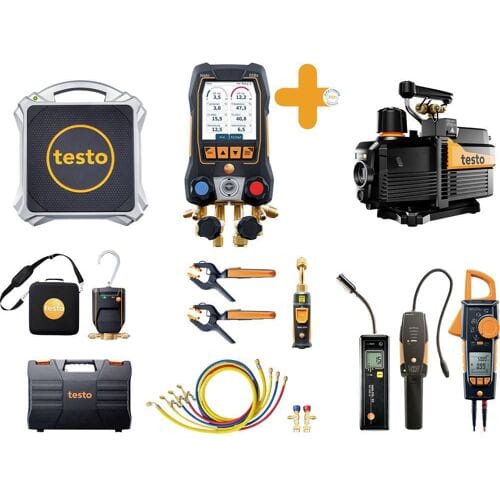testo 558s - set L Professionele warmtepompset Druk, Temperatuur, Vacuüm