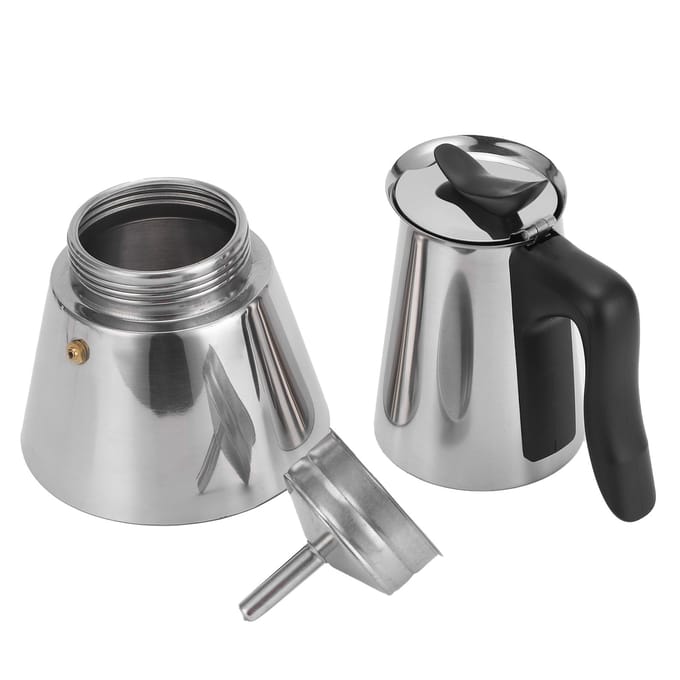 300ml Roestvrijstalen Elektrische Koffiepot Huishoudelijke Koffiezetapparaat Waterkoker voor Thuis black