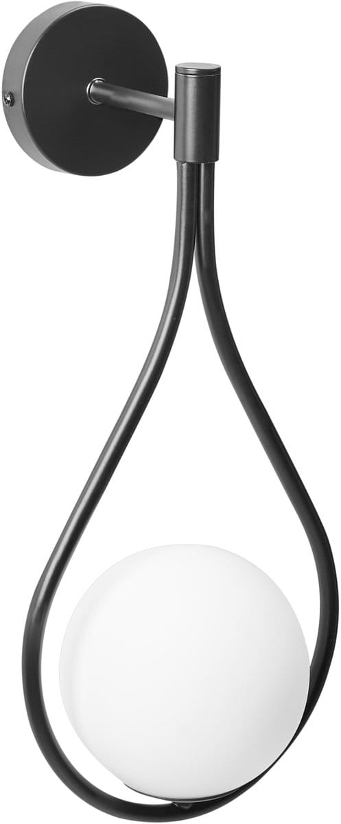 AUROUE - Wandlamp - Zwart - Aluminium