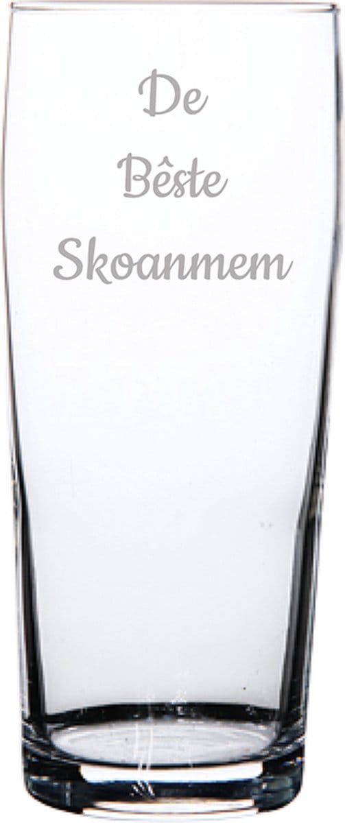 Gegraveerde bierfluitje 19cl De Bêste Skoanmem