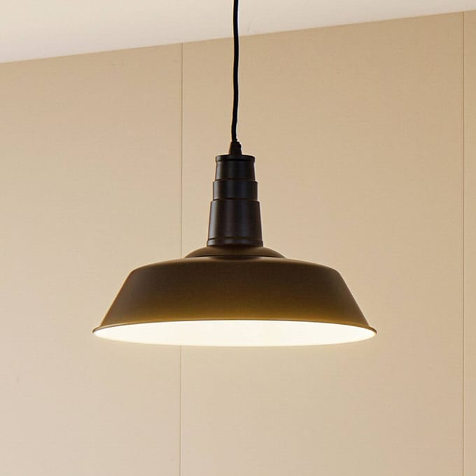 Lindby - hanglamp - 1licht - Metaal - H: 10.5 cm - E27 - zwart, wit