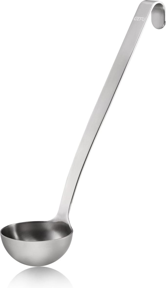GEFU BASELINE Soeplepel 7 cm – RVS – Voor Soep, Saus en Serveren