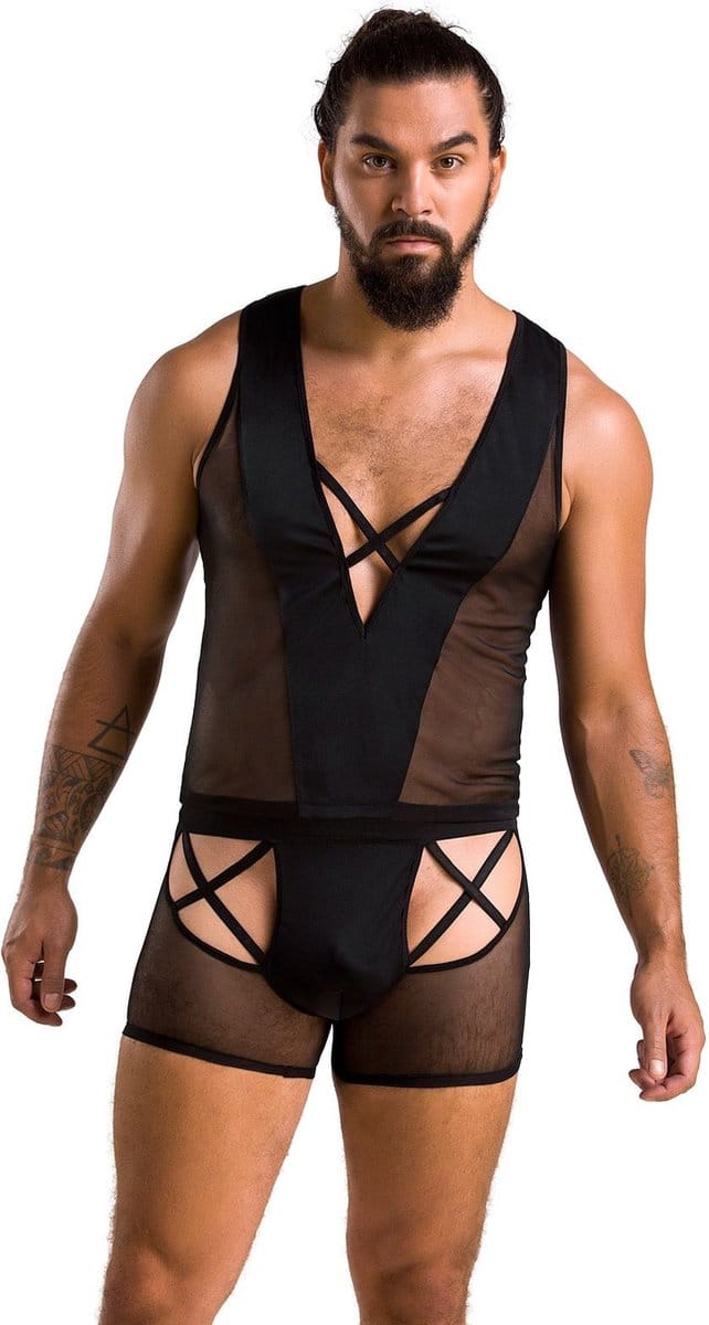 PASSION MEN | Passion 054 Set Oscar Black L/xl
