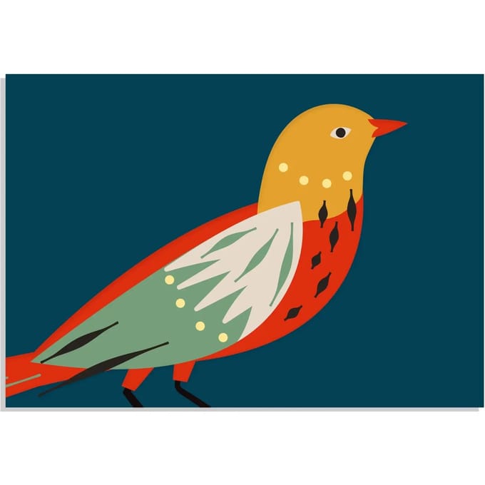 Verjaardagskaart met vogelmotief Rex London