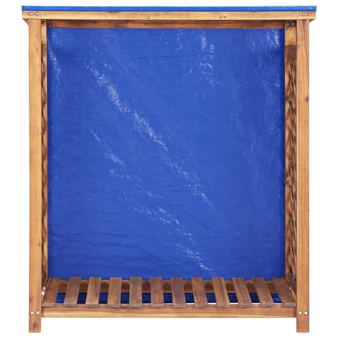 vidaXL - Haardhoutopslag - 105x38x115 - cm - massief - acaciahout
