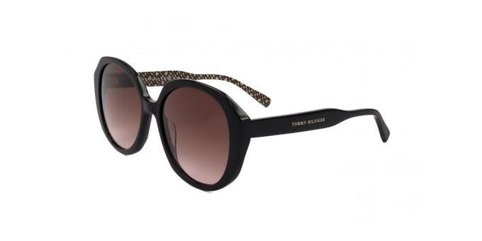 Tommy Hilfiger TH 2106/S Black pattern brown 54/17/140 WOMAN Zonnebrillen
