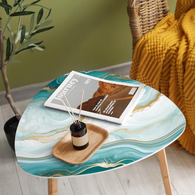 Waterdichte zelfklevende rol - Afwasbare werkbladsticker - SUMBA EPOXY - 60x100cm