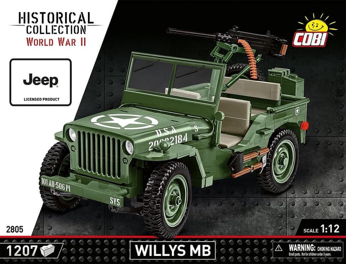 COBI 2805 Willys MB & M2 Gun