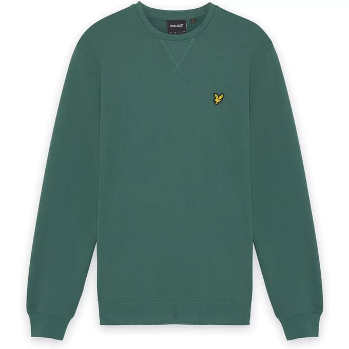 Lyle & Scott Sweat Crewneck Everglade Groen - Maat M - Heren - Sweaters