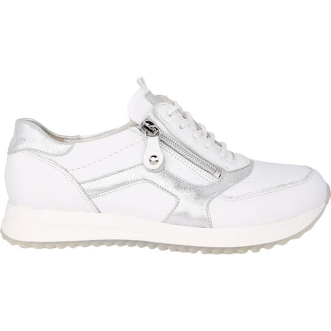 Waldläufer H-Vicky - dames sneaker - Wit - maat 38 (EU) 5 (UK)
