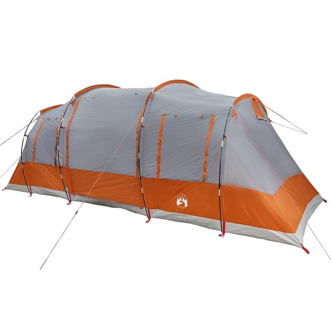 vidaXL - Tunneltent - 6-persoons - waterdicht - grijs