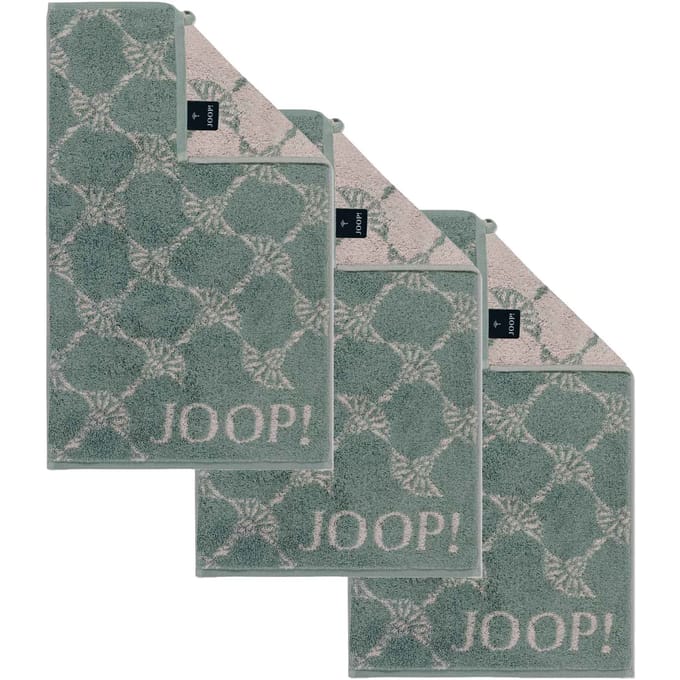 JOOP! Gastendoekje Classic Frottier Een maat, 30x50 Set van 3