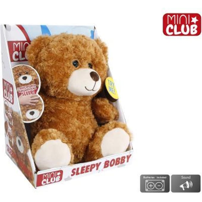 Interactieve beer Sleepy Bobby 34cm Elektroniche knuffels Interactieve knuffels